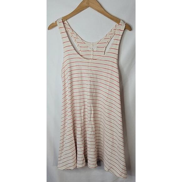 Lou & Grey- Women's Tank dress- Cream and Orange- size Small - Picture 1 of 5